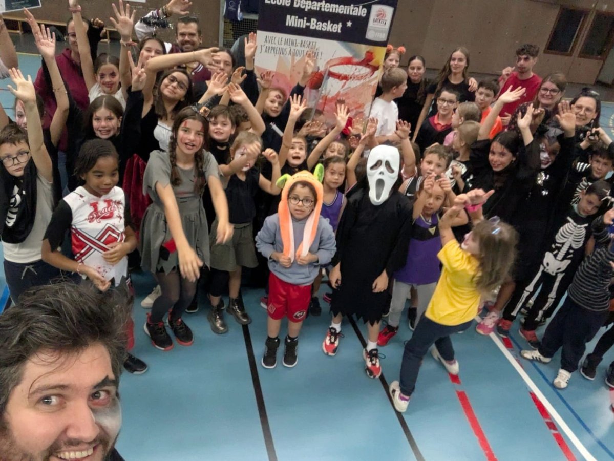 🎃 Soirée Halloween & Label MiniBasket pour l' Orgerblon BC🏀 club de basketball ! 🏀✨